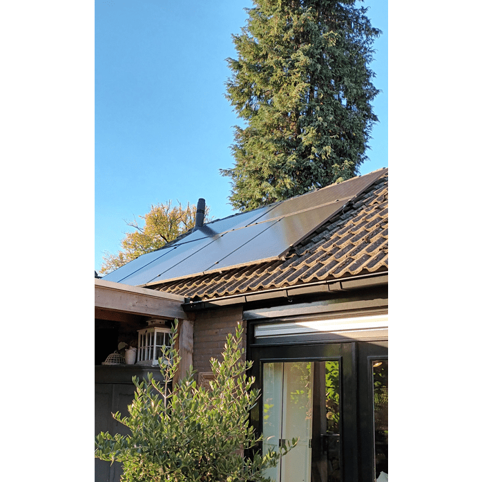 doe het zelf voorbeeld 6 zonnepanelen