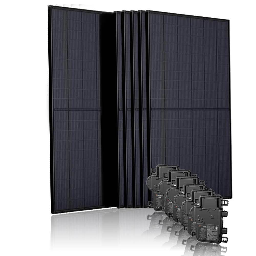 6 zonnepanelen set met Enphase micro-omvormers