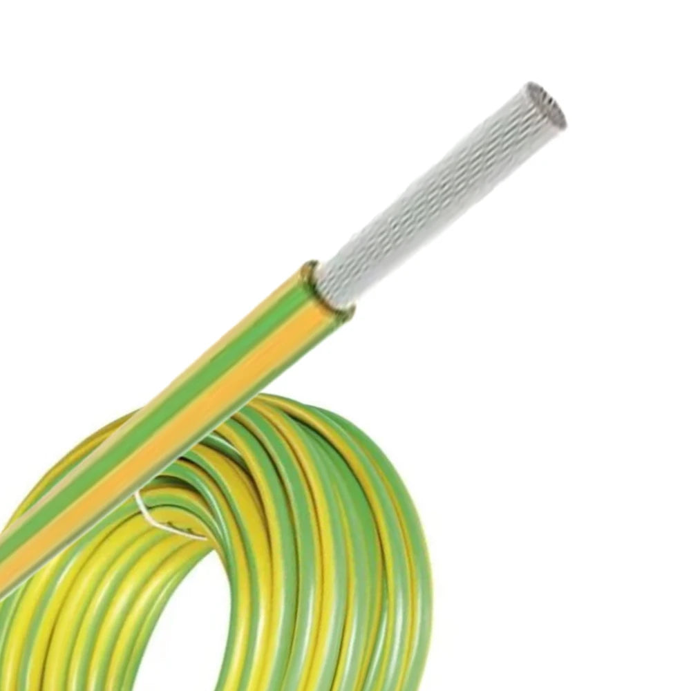Aardedraad 6mm2 Groen-Geel 50M