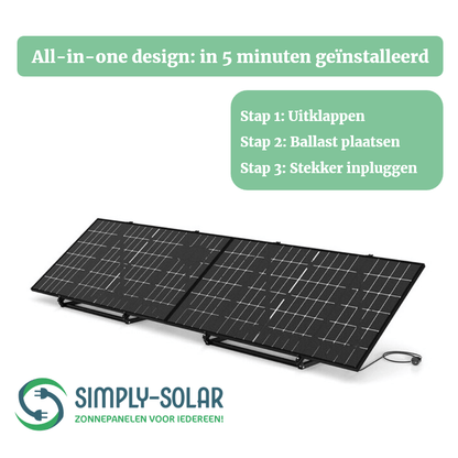 SlimZon Plug & Play set 2 panelen – 880 wattpiek