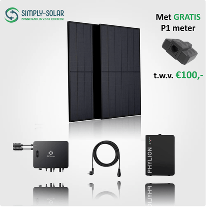 Plug & Play set 2 panelen met accu – 870+ wattpiek