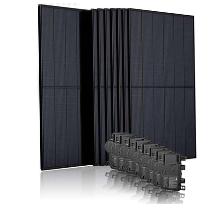 12 zonnepanelen set met Enphase micro-omvormers