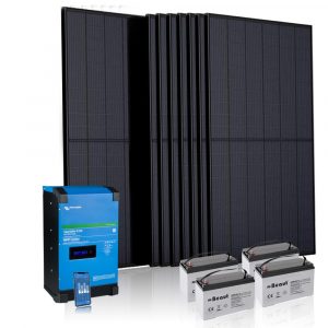 Off-grid zonnepanelen sets met accu en Easysolar (4-18 panelen)